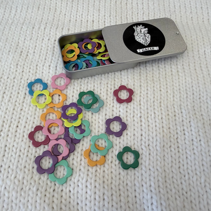 Enamel Flower Stitch Markers