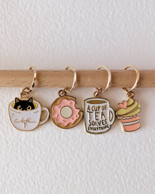 A Cup of Tea Stitch Markers