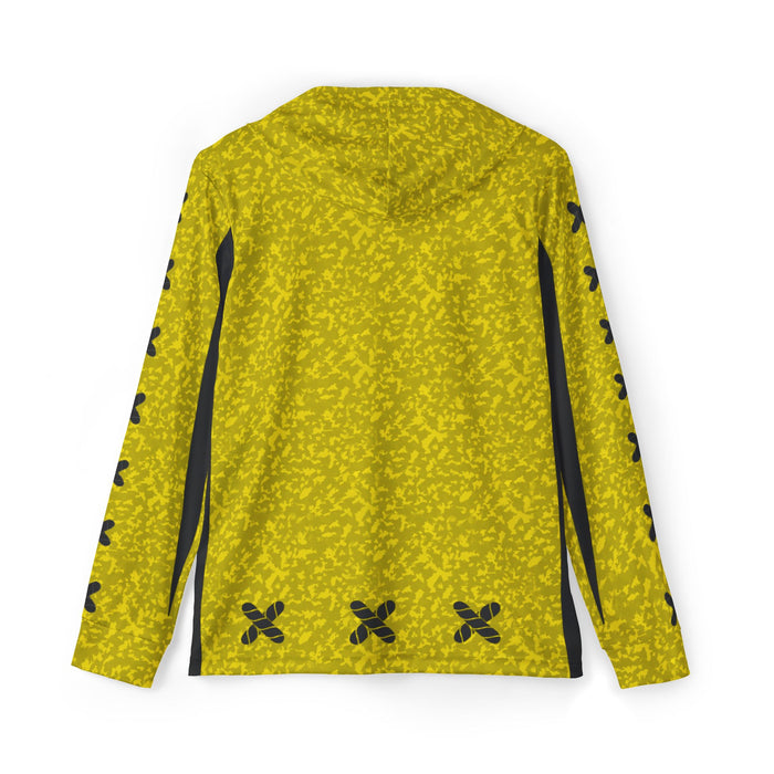 Abaranger Yellow Hoodie (Full Print) Lightweight, Breathable, workout, pull over, fitness Hoodie Super Sentai Custom