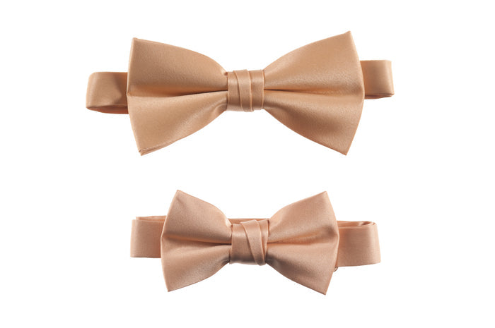 Adjustable Pre-Tied Satin Bow Tie | Men's & Boys' Sizes