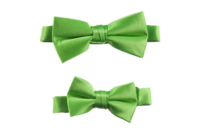 Adjustable Pre-Tied Satin Bow Tie | Men's & Boys' Sizes