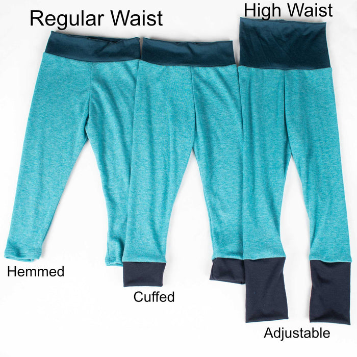 Adult Custom Merino Wool Leggings | Base Layer Weight