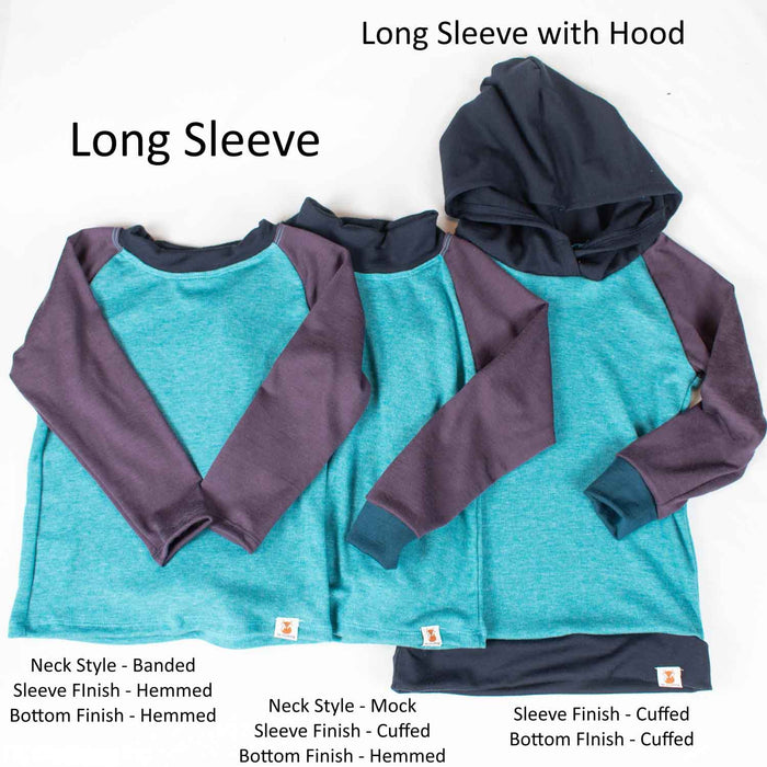 Adult Custom Merino Wool Top | Mid-Heavy Weight