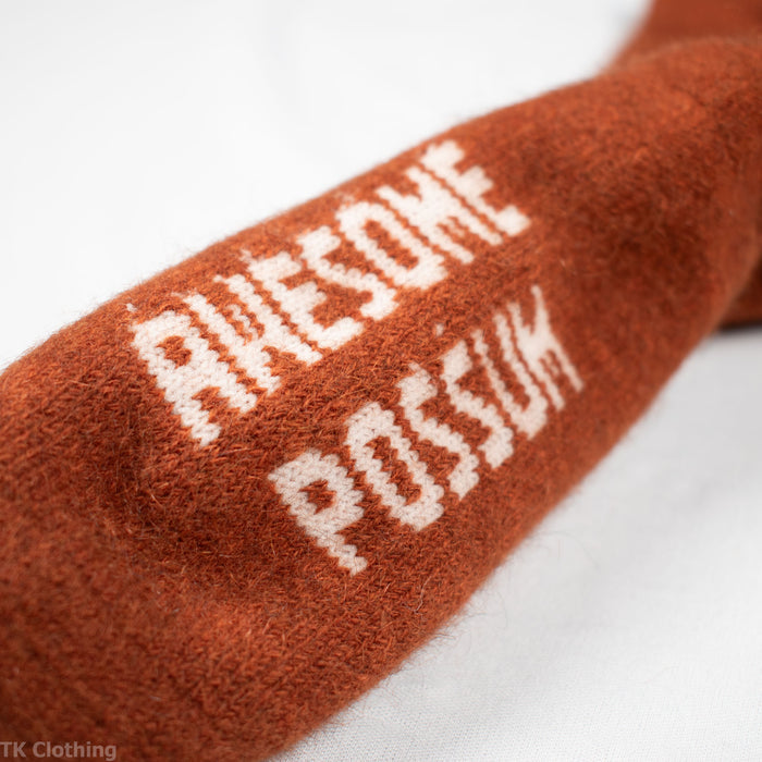 Adult Limited Edition Awesome Possum Socks
