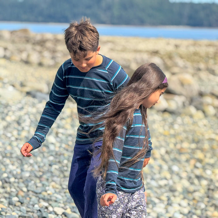 Adult Merino Wool Long Sleeve Top | Base Layer Weight