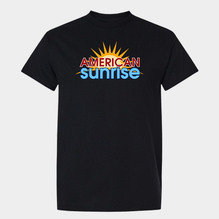 American Sunrise Classic Fine Jersey T-Shirt, Black
