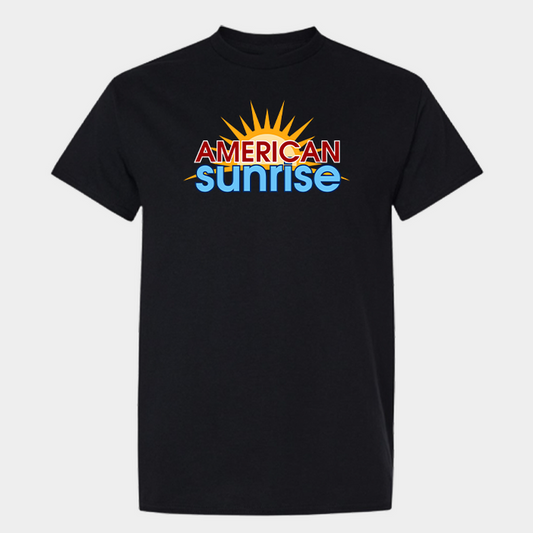 American Sunrise Classic Fine Jersey T-Shirt, Black