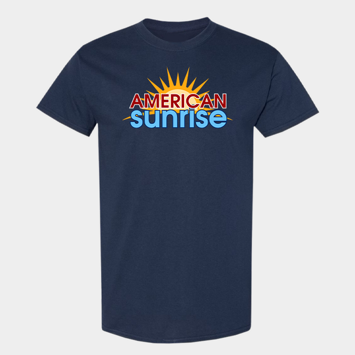 American Sunrise Classic Fine Jersey T-Shirt, Navy