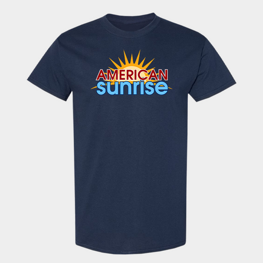 American Sunrise Classic Fine Jersey T-Shirt, Navy