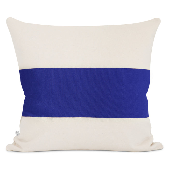 Made in Canada Aubrey Cushion Cover Ivory and Royal - Province of Canada