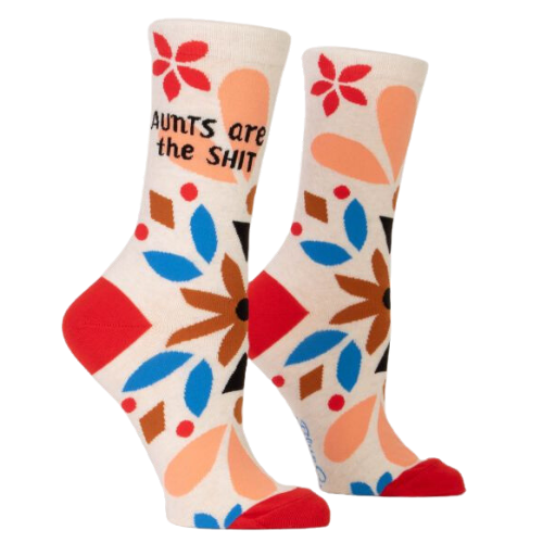 Aunts are the Shit Women's Crew Socks.
