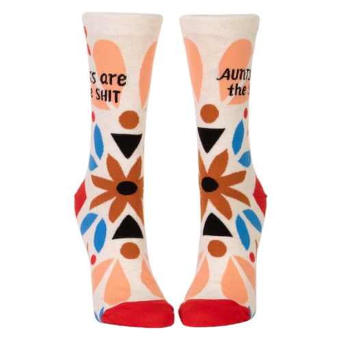 Aunts are the Shit Women's Crew Socks.