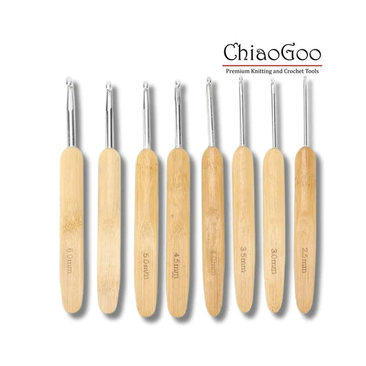 Bamboo Metal Head Crochet Hooks