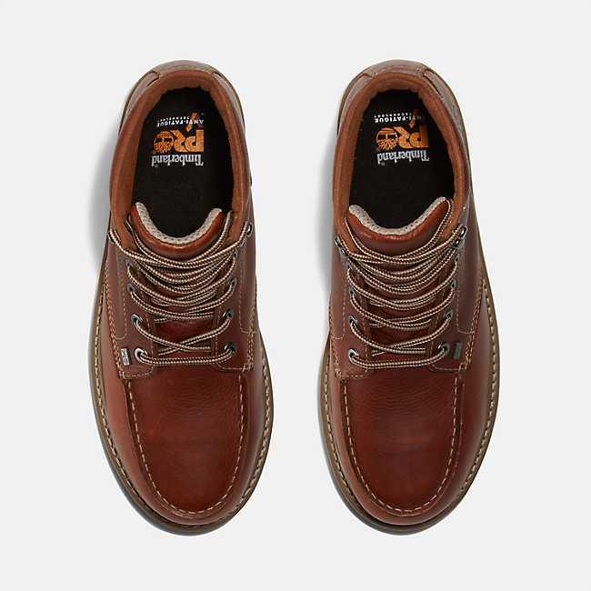 Timberland PRO Barstow wedge outsole alloy toe work boot, alternate product view of the boot