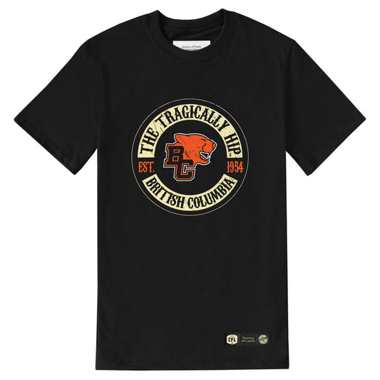Made in Canada BC Lions CFL x The Tragically Hip Tee - Unisex - Province of Canada