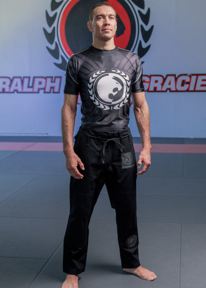 Belt Rank Rashguard Black