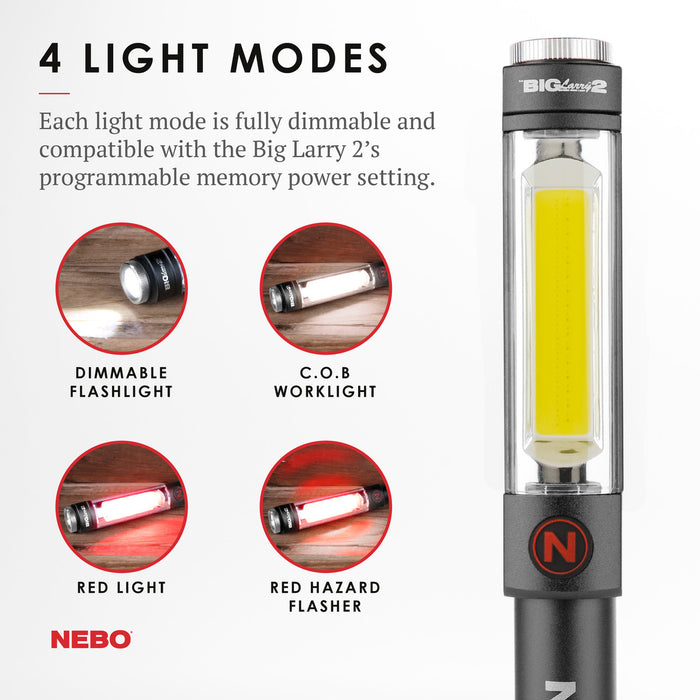 Nebo Big Larry 2 storm gray work light, further product image