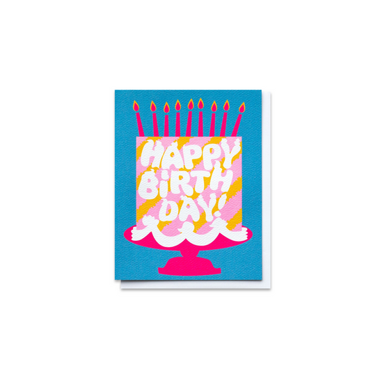 Birthday Cake Dream Greeting Card - Made in Canada - Province of Canada