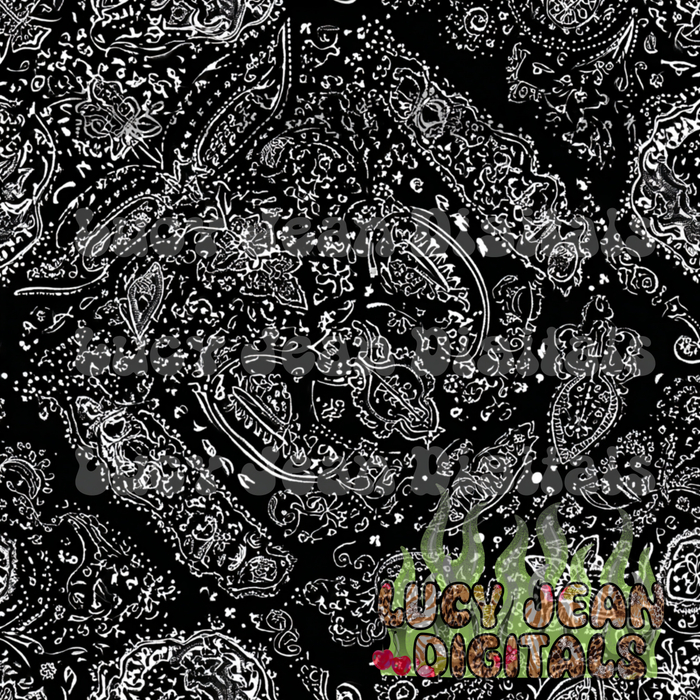 Black Bandana Seamless File