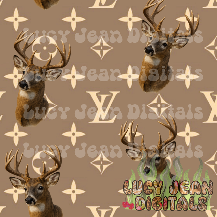 boujee Deer beige Seamless File