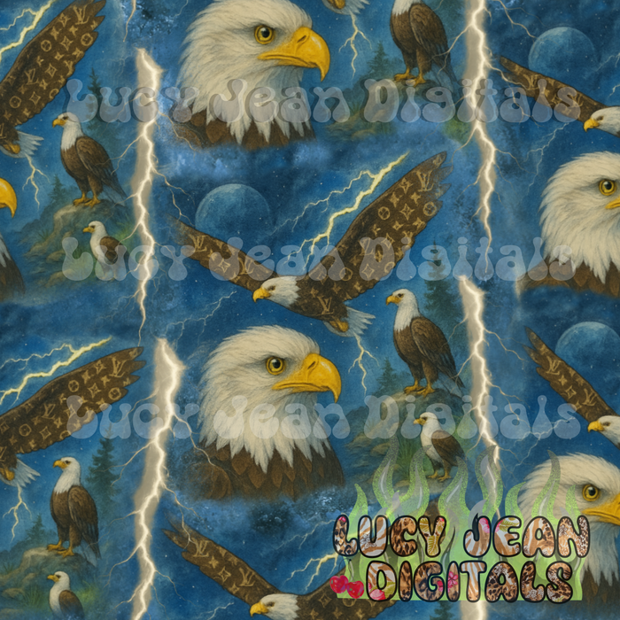 Boujee Eagle seamless file