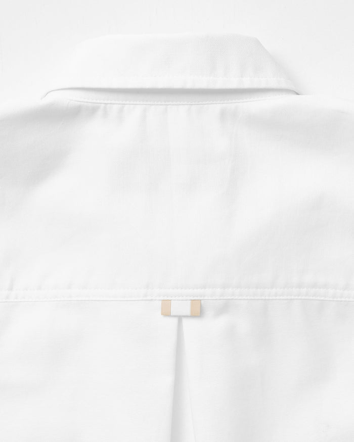 Made in Canada 100% Cotton Boxy Oxford Shirt White - Womens - Province of Canada