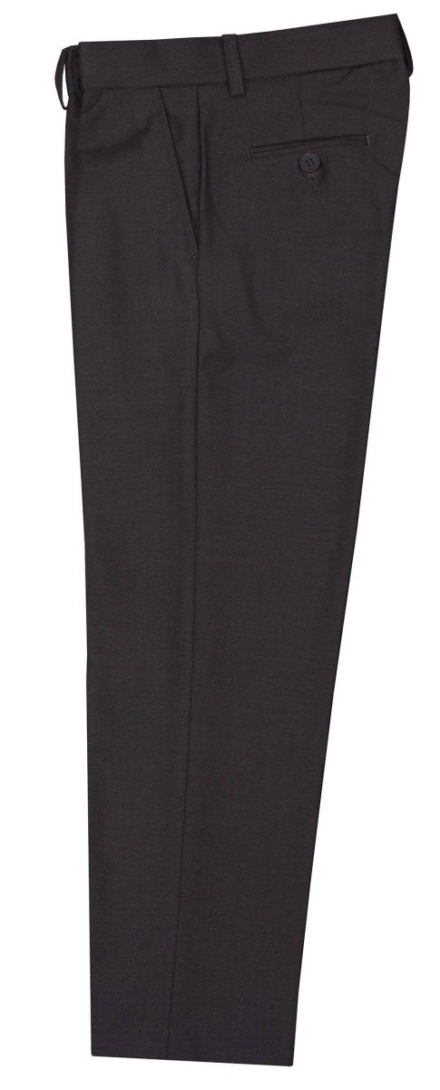 Boy’s Slim Fit Dress Pants – Adjustable Waist, Sizes 2T - 18, Formal & Casual Wear, Multiple Colors - Tuxgear
