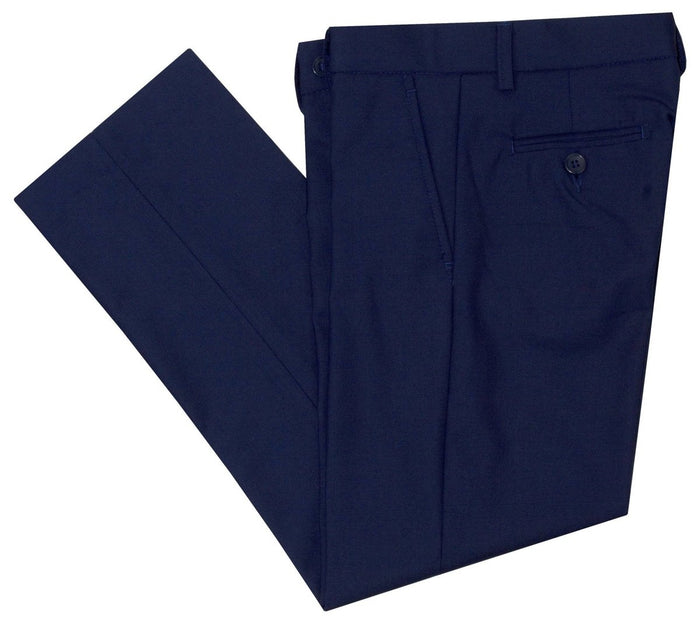 Boy’s Slim Fit Dress Pants – Adjustable Waist, Sizes 2T - 18, Formal & Casual Wear, Multiple Colors - Tuxgear