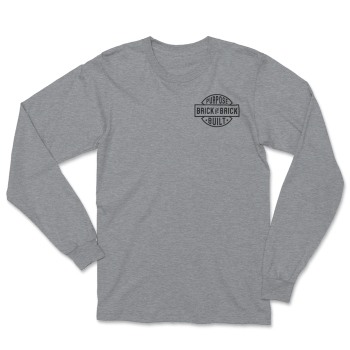 Brick By Brick Long Sleeve, Ash
