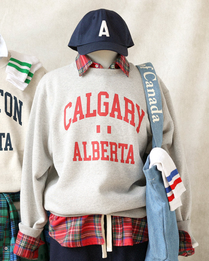 Made in Canada Calgary Fleece Sweatshirt Heather Grey - Unisex - Province of Canada