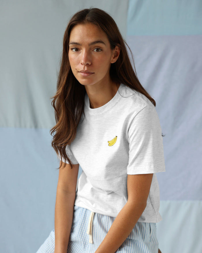 Made in Canada Organic Cotton Canada Banana Tee Cloud - Unisex - Province of Canada