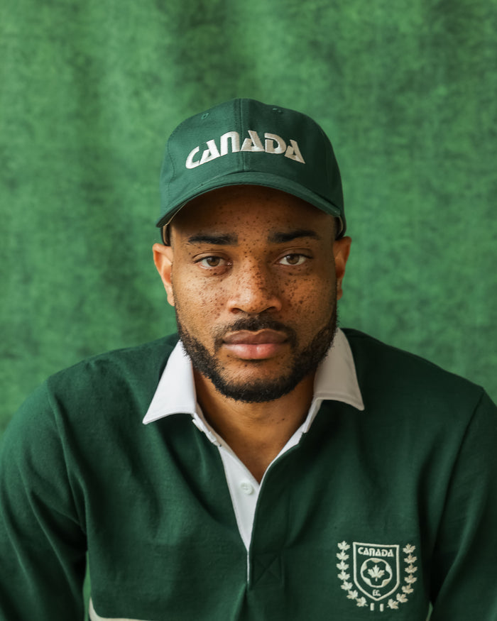 Made in Canada 100% Cotton Baseball Hat Forest Green - Province of Canada
