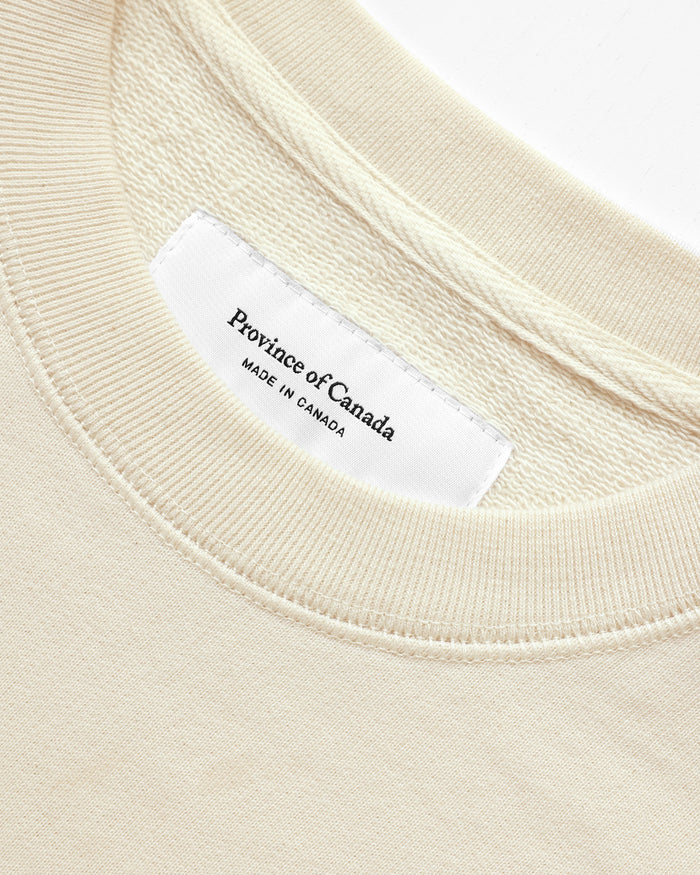 Made in Canada 100% Cotton Canada Football Club Sweatshirt Natural - Unisex - Province of Canada