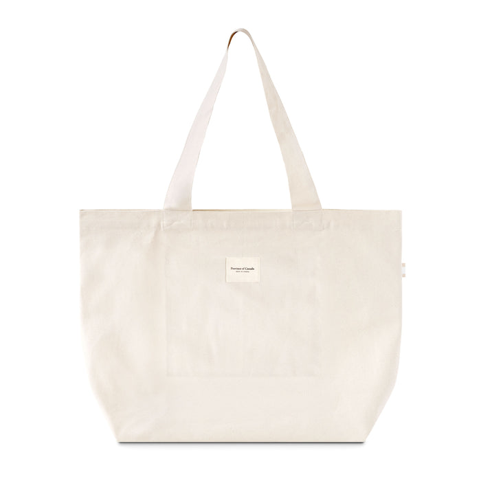 Made in Canada 100% Cotton Canada Football Club Tote Bag Natural - Province of Canada