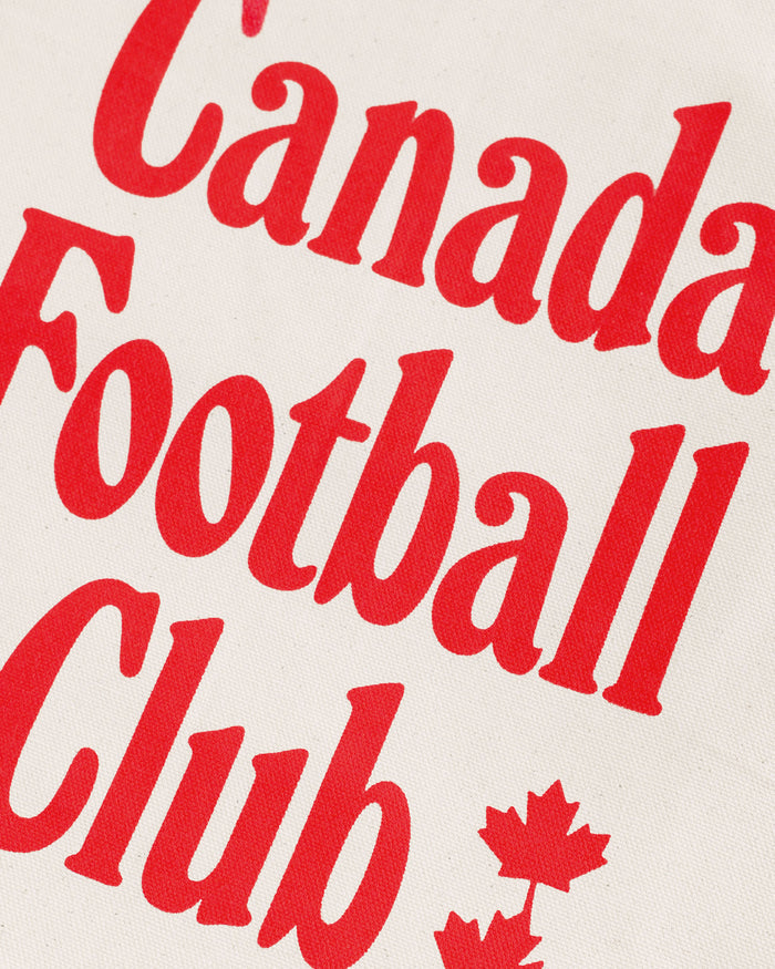 Made in Canada 100% Cotton Canada Football Club Tote Bag Natural - Province of Canada