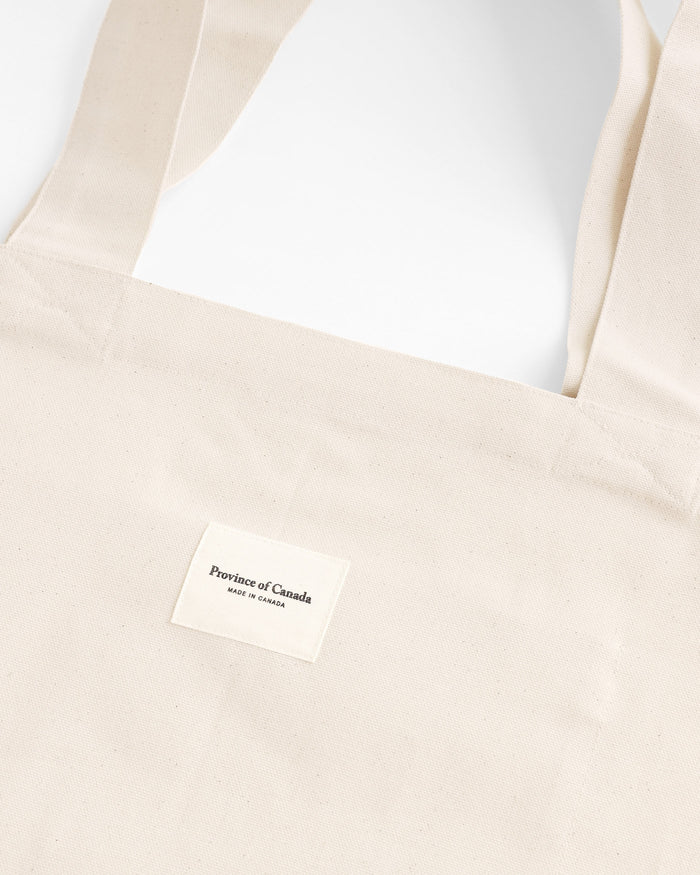 Made in Canada 100% Cotton Canada Football Club Tote Bag Natural - Province of Canada