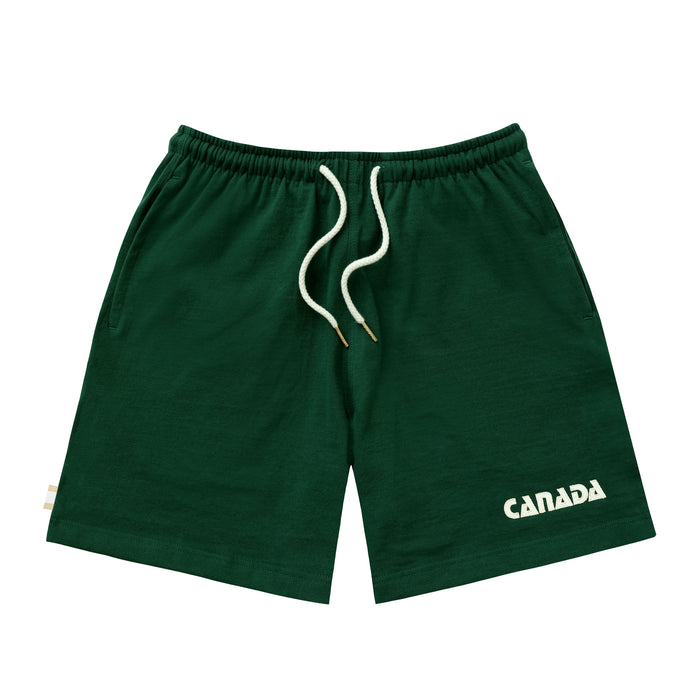 Made in Canada 100% Cotton Canada Shorts Forest - Unisex - Province of Canada