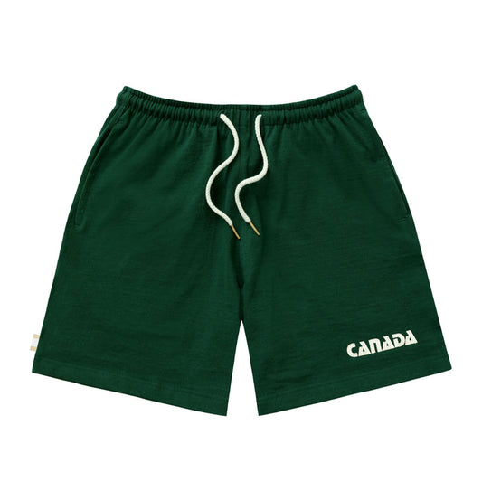 Made in Canada 100% Cotton Canada Shorts Forest - Unisex - Province of Canada