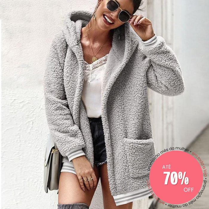 Casaco Fleece Cinza / P 200001911