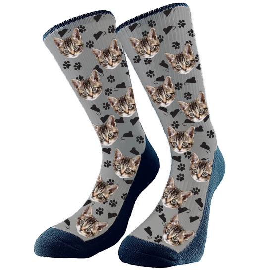 Get custom socks with your very own fur babies face on them! They make the perfect gift Excellent for any holiday, birthday, or anniversary! Every pair is made to order in Alberta, Canada.