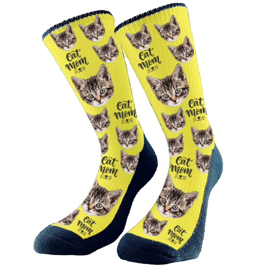 Get custom socks with your very own fur babies face on them! They make the perfect gift Excellent for any holiday, birthday, or anniversary! Every pair is made to order in Alberta, Canada.