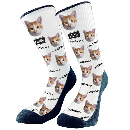 Custom Pet Socks - cat Socks For adults & Teens, cat Lovers, cat GIft,Funny Pet Socks, Personalized cat Socks, Customized Cat Socks, Cat Face on Socks dog Socks For adults & Teens, dog Lovers, dog GIft, Funny Pet Socks, Personalized cat Socks, Customized dog Socks, dog Face on Socks