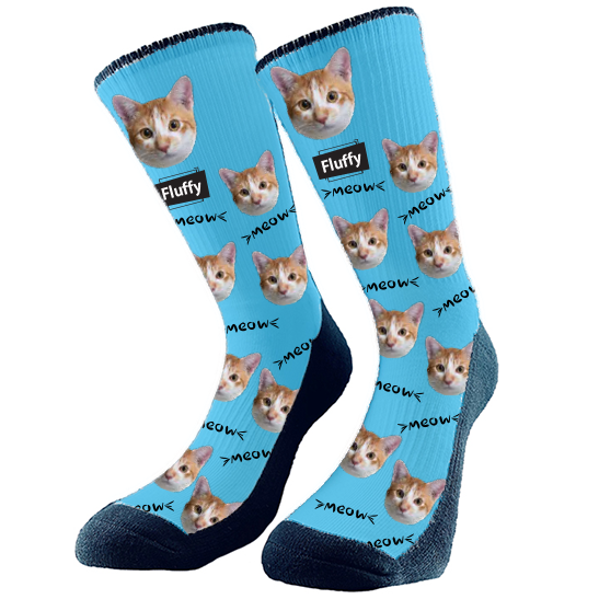 Custom Pet Socks - cat Socks For adults & Teens, cat Lovers, cat GIft,Funny Pet Socks, Personalized cat Socks, Customized Cat Socks, Cat Face on Socks dog Socks For adults & Teens, dog Lovers, dog GIft, Funny Pet Socks, Personalized cat Socks, Customized dog Socks, dog Face on Socks