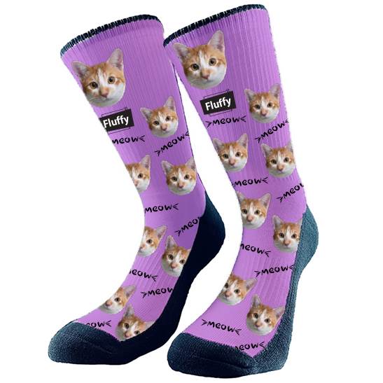 Custom Pet Socks - cat Socks For adults & Teens, cat Lovers, cat GIft,Funny Pet Socks, Personalized cat Socks, Customized Cat Socks, Cat Face on Socks dog Socks For adults & Teens, dog Lovers, dog GIft, Funny Pet Socks, Personalized cat Socks, Customized dog Socks, dog Face on Socks