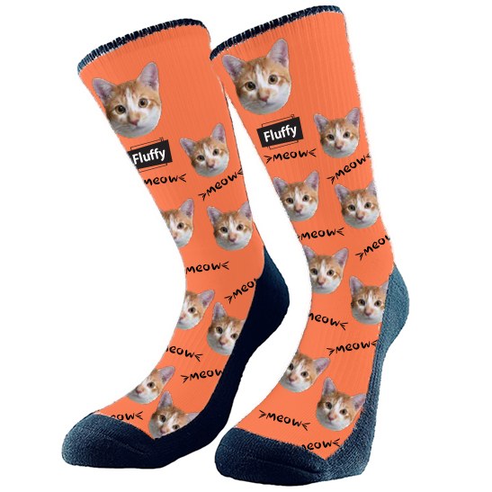 Custom Pet Socks - cat Socks For adults & Teens, cat Lovers, cat GIft,Funny Pet Socks, Personalized cat Socks, Customized Cat Socks, Cat Face on Socks dog Socks For adults & Teens, dog Lovers, dog GIft, Funny Pet Socks, Personalized cat Socks, Customized dog Socks, dog Face on Socks