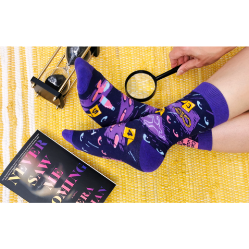 CATS, WINE AND CRIME NEW CREW SOCKS THE SOCK BAR