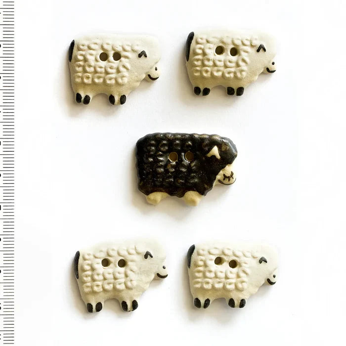 Ceramic Washable Buttons - Figural