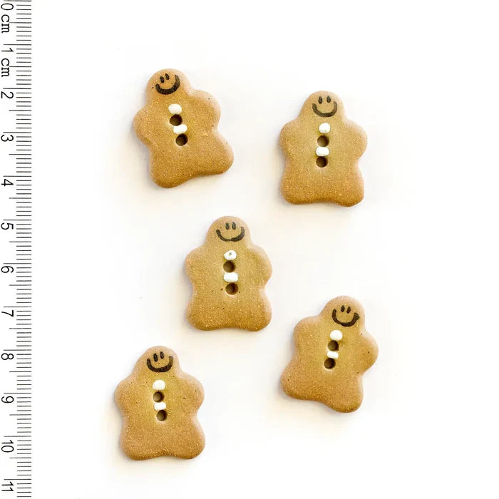 Gingerbread Cookie Buttons