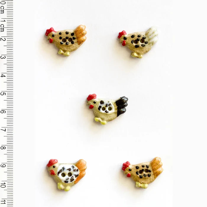 Ceramic Washable Buttons - Figural