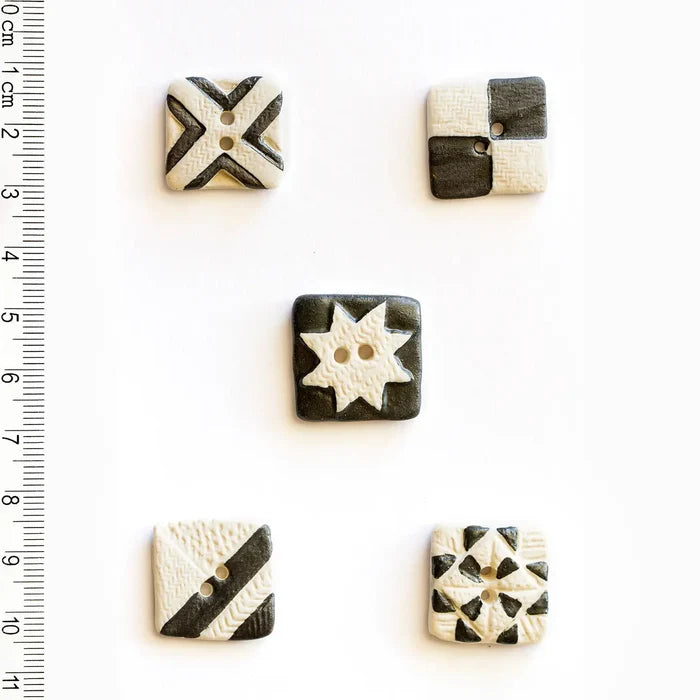 L225 Quilt Buttons - Set of 5